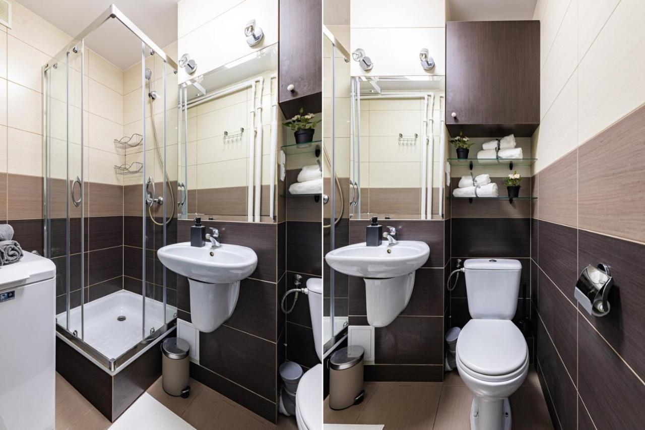 Superapart Saska 48A, Sleek 6Th-Floor Studio With Balcony & Elevator Access Варшава Экстерьер фото