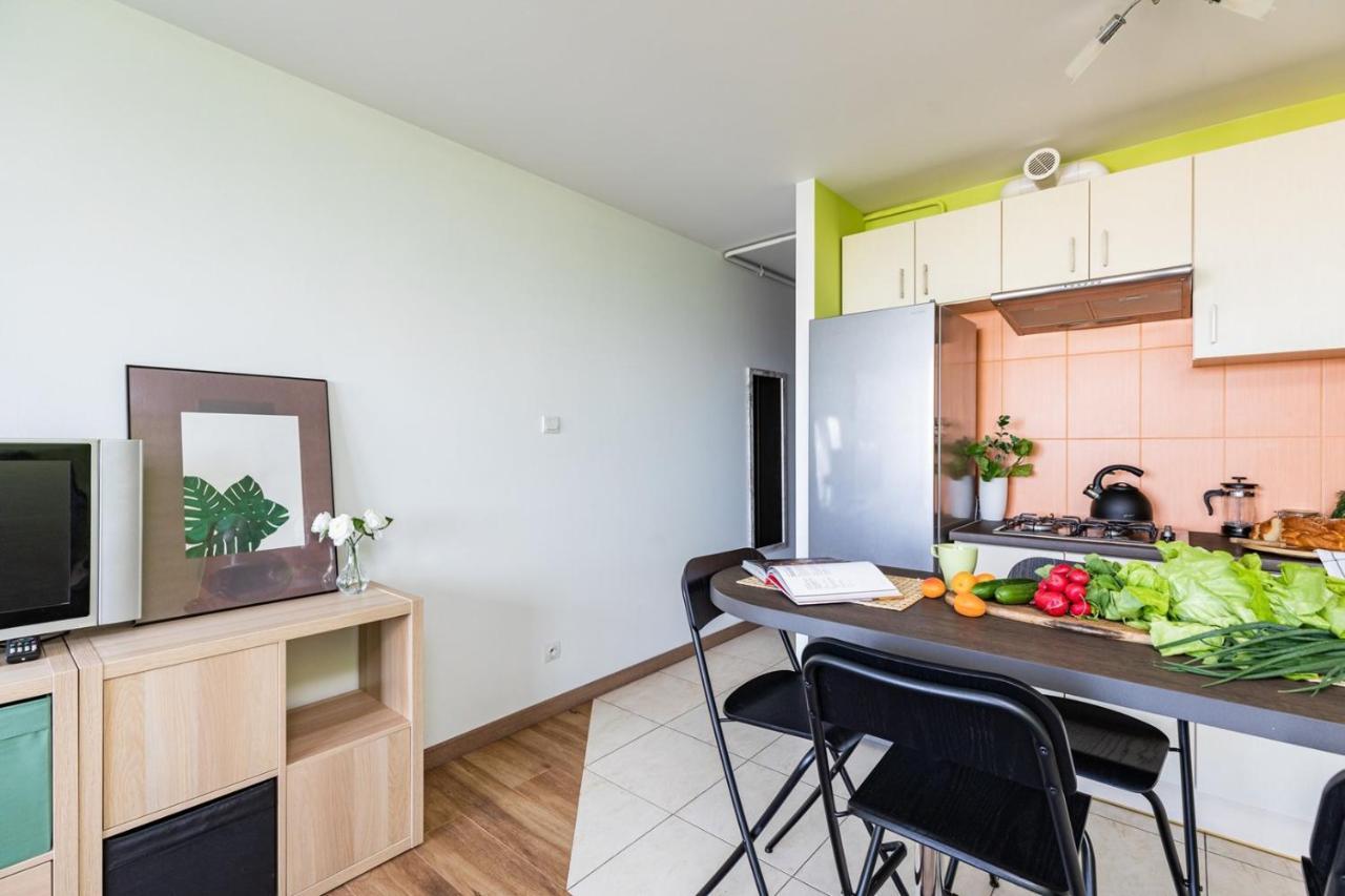 Superapart Saska 48A, Sleek 6Th-Floor Studio With Balcony & Elevator Access Варшава Экстерьер фото