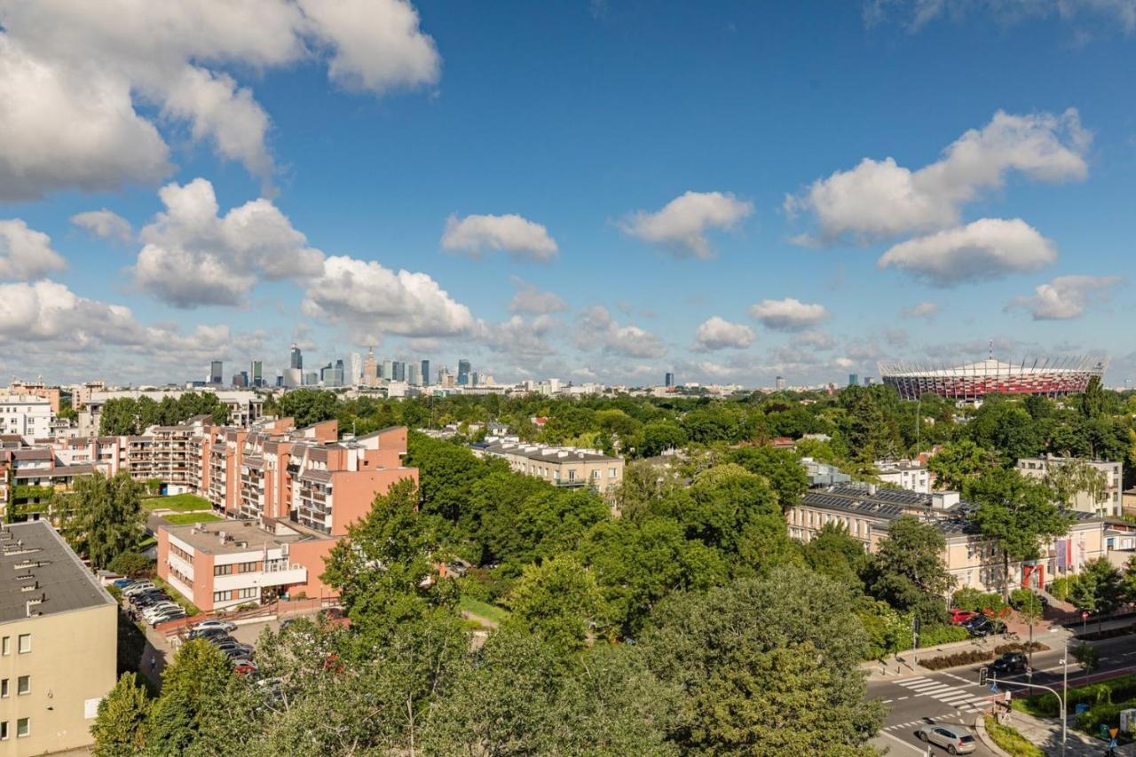 Superapart Saska 48A, Sleek 6Th-Floor Studio With Balcony & Elevator Access Варшава Экстерьер фото